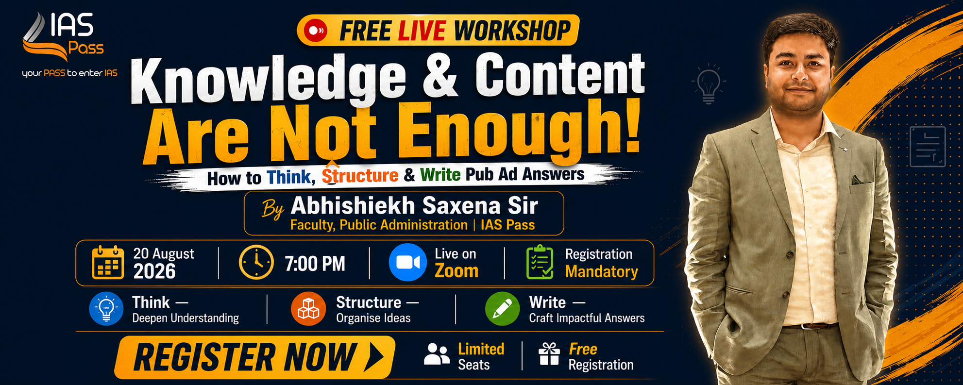 Knowledge & Content Are Not Enough! | Pub Ad Answer Writing Workshop